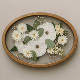 Pressed Flower Display Tray – Classic Oval Frame